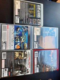 PlayStation 3 (PS3) Game Bundle — Authentic Tested Hits!