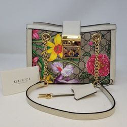 Gucci Ophidia GG Floral Handbag (Authentic)