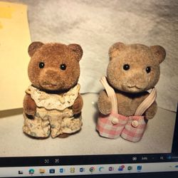 Sylvanian families Calico Critters Vintage bears