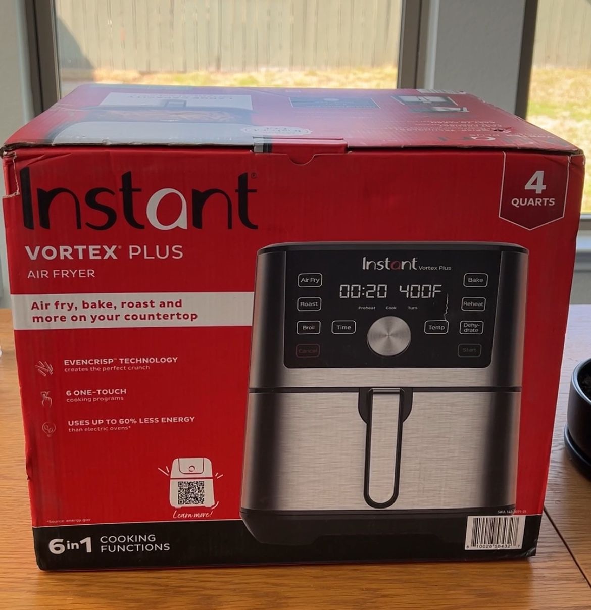 For Sale: Instant Vortex Plus 4QT Air Fryer - Like New!