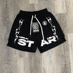 Black/white Hellstar Shorts 1:1