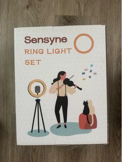 10” Ring Light with Tripod stand, Phone Holder & Remote – Like New in box