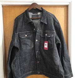 Men's Levi's Denim Jacket XL Black Flex