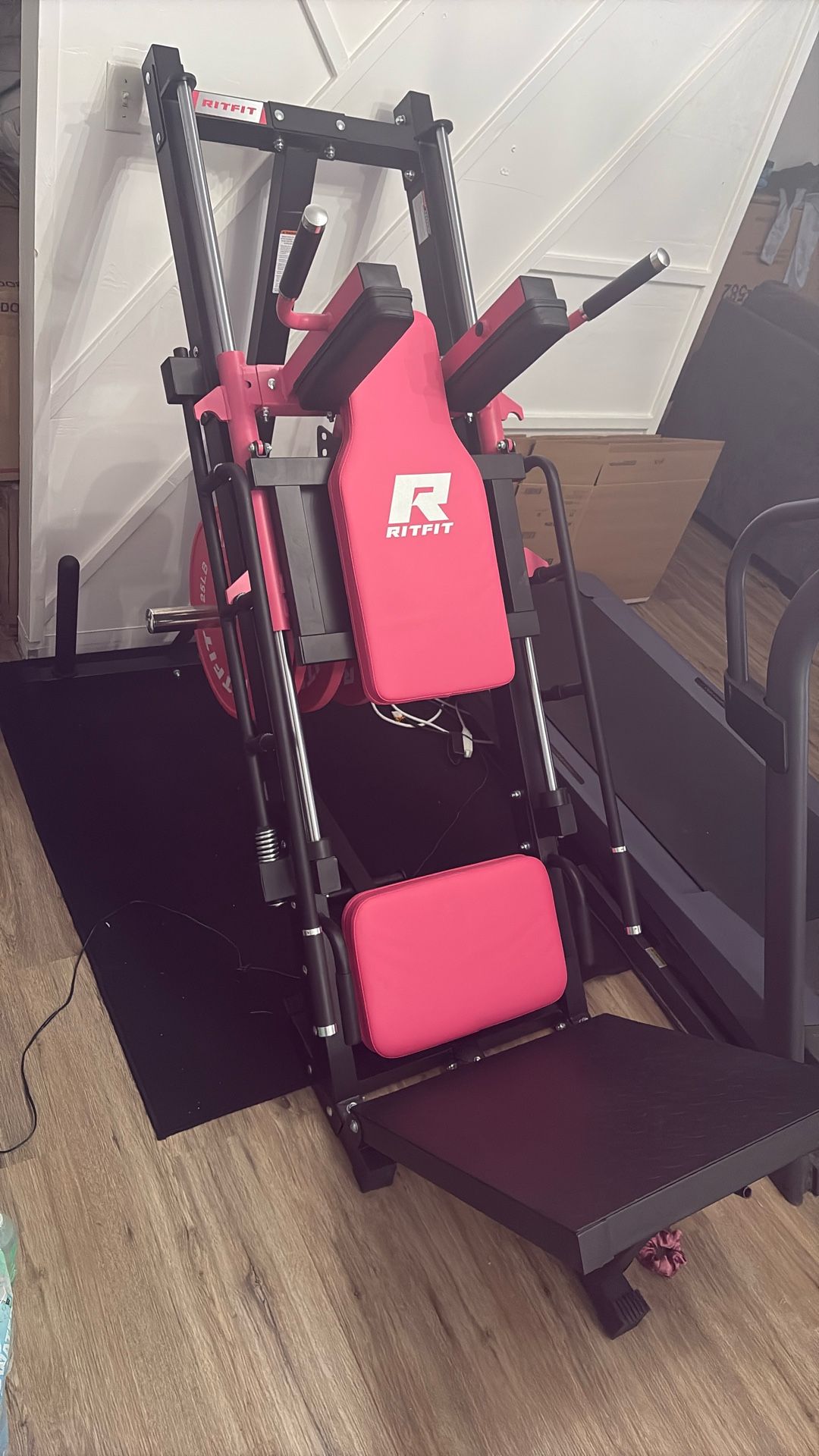 Rit Fit Hack Squat/ Leg Press Machine!