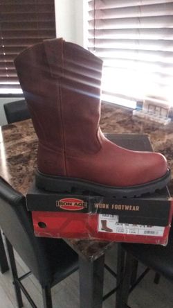 Iron age hauler steel toe boots