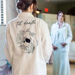 White Til Death Bridal Jacket
