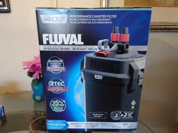 Fluval 407 Fish Tank Canister Filter 