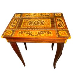 Vintage music box table