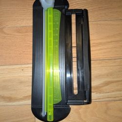 Black And Green Paper Trimmer 