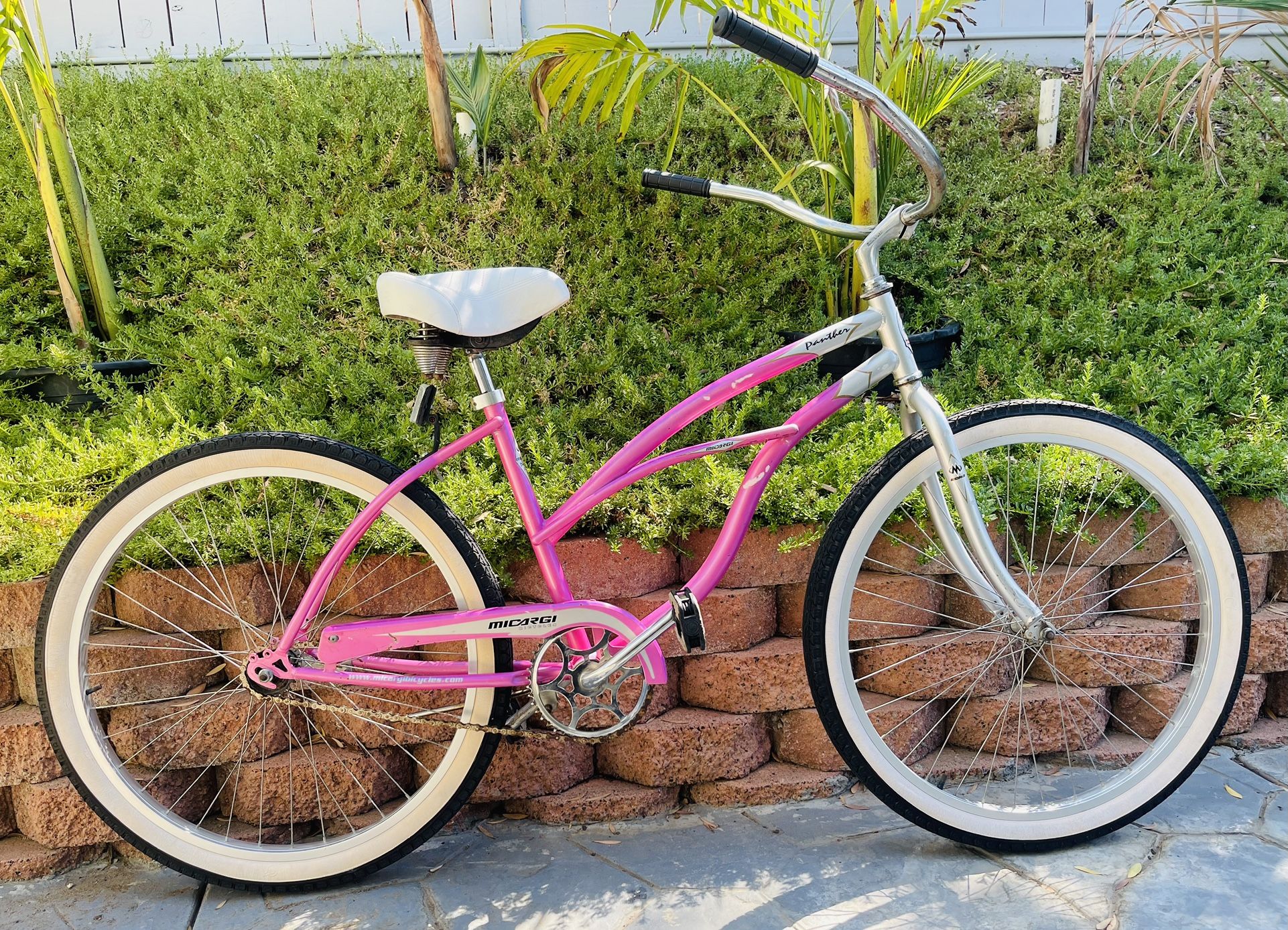 MICARGI PANTHER STEP THRU SINGLE SPEED CRUISER BIKE