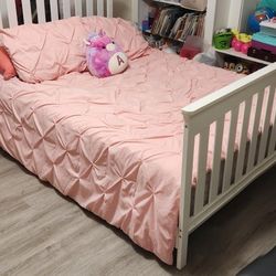 Full Bed From Converted Crib