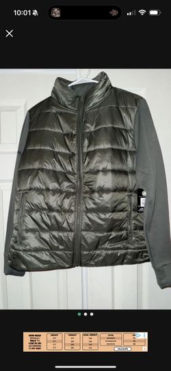 NWT WOMENS LARGE JACKET COAT HUNTER GREEN 