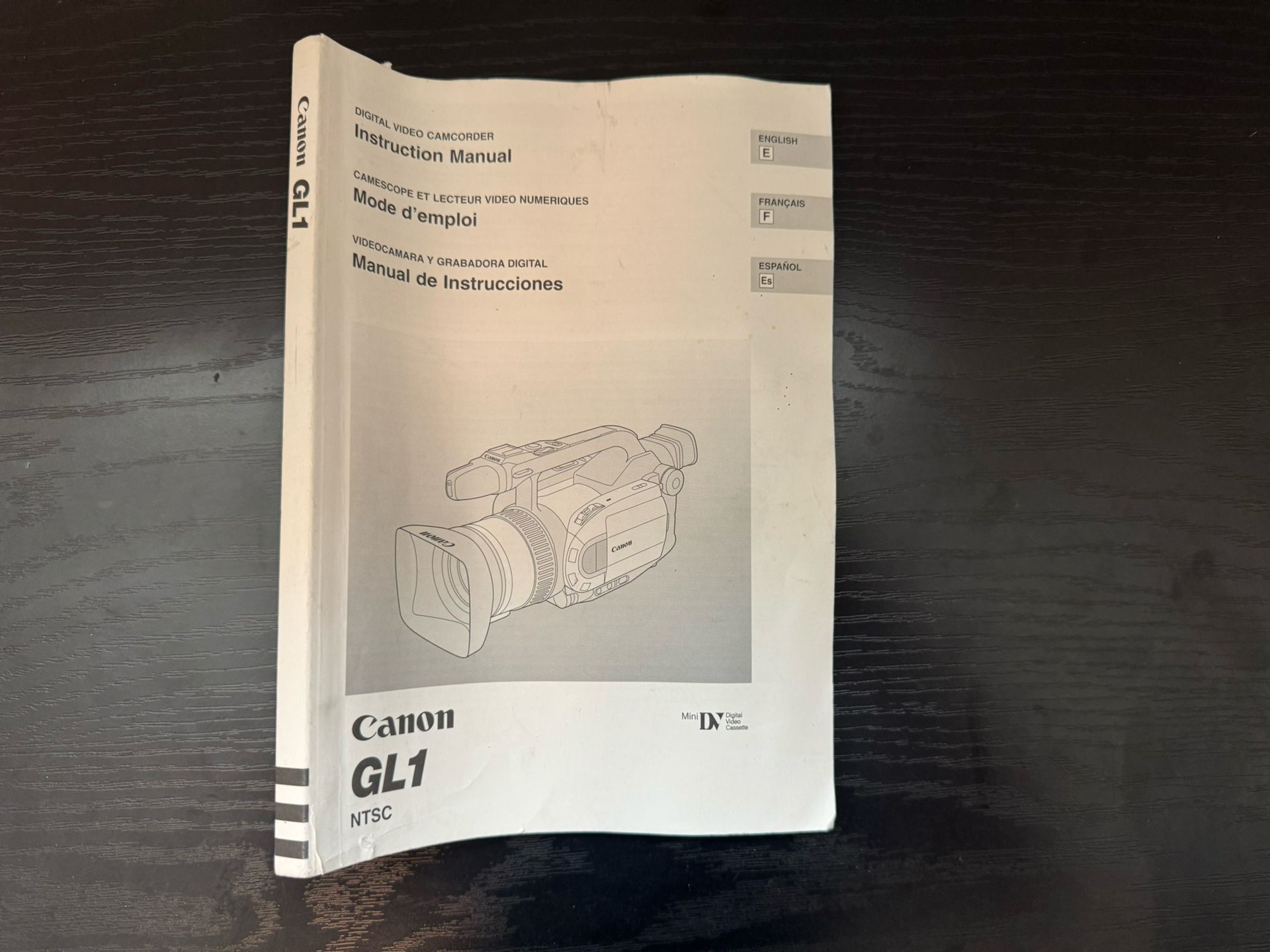 Canon GL1 Manual