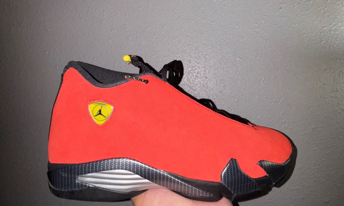 Jordan 14 Ferrari Size 13 (read Description)