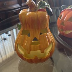 Candlelight pumpkin $10