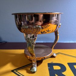 Vintage Warming Chafing Stand 3 Legs Ornate