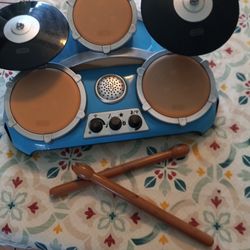 Kids' musical drums.