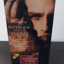 1994 Tom Cruise Interview With The Vampire Vhs New Factory Sealed 