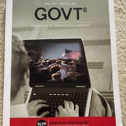 Govt 8 Principles of American Government ISBN 1-(contact info removed)1-1