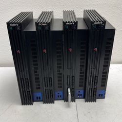 Lot Of 4 Sony Ps2 PlayStation 2 3001 Working! 