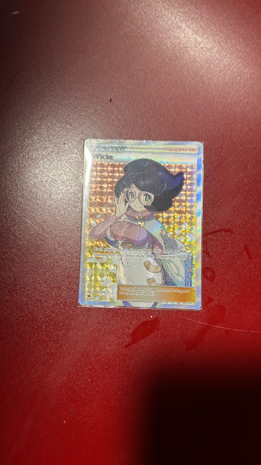 pokemon wicke card Pokémon Wicke Trainer 147/147 main image 1