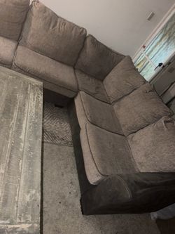 Sectional couch and coffee table