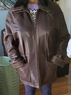 Brown Genuine Leather Jacket