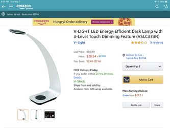 Brand New V-LIGHT led desk lamp