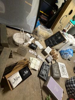 Bunch of wedding items for sale