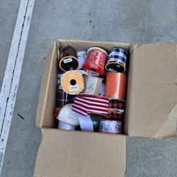 Box of Arts and Crafts Ribbons 