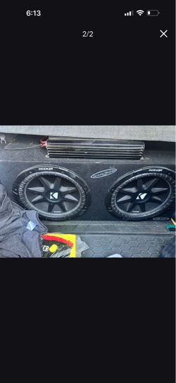 2 12 inch kickers