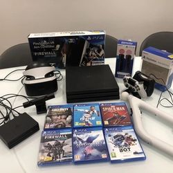 Upgraded Ps4 Pro 2TB  VR Bundle With Extras