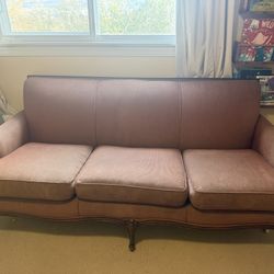 Vintage American Traditional Sofa with French Provincial Influence – Heirloom Frame, Reupholstered