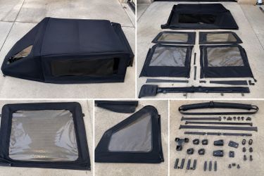 Bestop Trektop NX Fastback Soft Top – 2007–2018 Jeep Wrangler JKU 4-Door