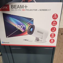 Beam All In One HD Projector And Screen Kit