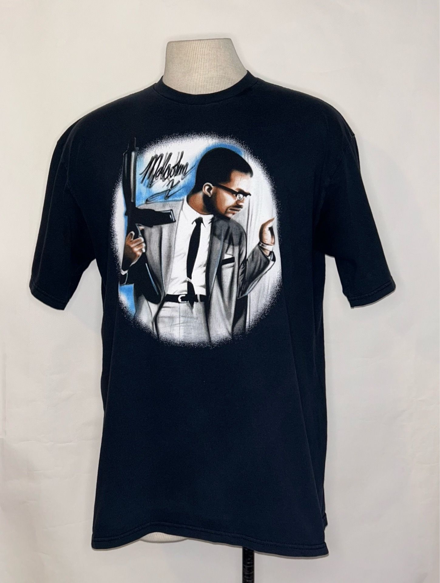 Supreme Malcom X Airbrush T Shirt 2003 Size XL Mens