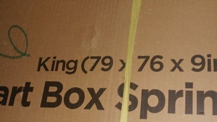 King-sized metal box spring