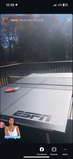 ESPN Ping Pong Table