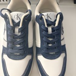 Calvin Klein SHOES FOR SALE , White And Navy Blue