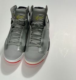 Air Jordan Flight Luminary Metallic Silver Challenge Red Size 11.5