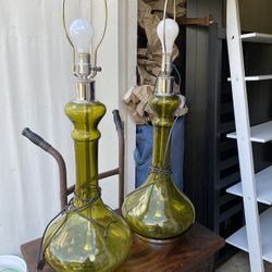 Vintage Glass Lamps