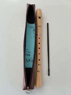 Tudor Soprano Recorder with Case and Cleaning Rod