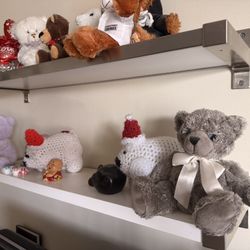2 IKEA Shelves with wall brackets