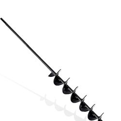 TCBWFY 2x32 Inch Auger Drill Bit for Planting - Long Handle Easy Planter Garden Auger - Bulb & Bedding Plant Augers - Post Hole Digger for 3/8”Hex Dri
