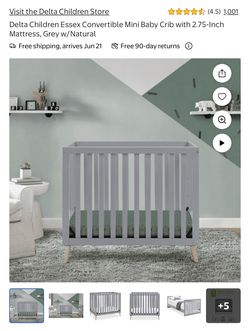 Delta Essex convertible mini crib