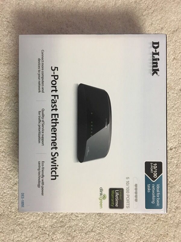 D-Link 5-Port Fast Ethernet Switch