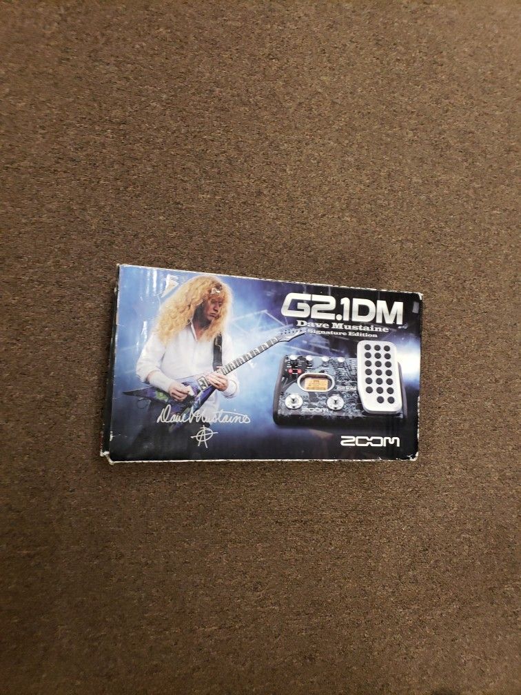 Zoom G2.1DM Signature Edition Effects Pedal Dave Mustaine