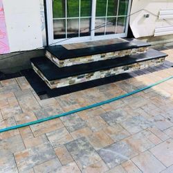 concrete and brick