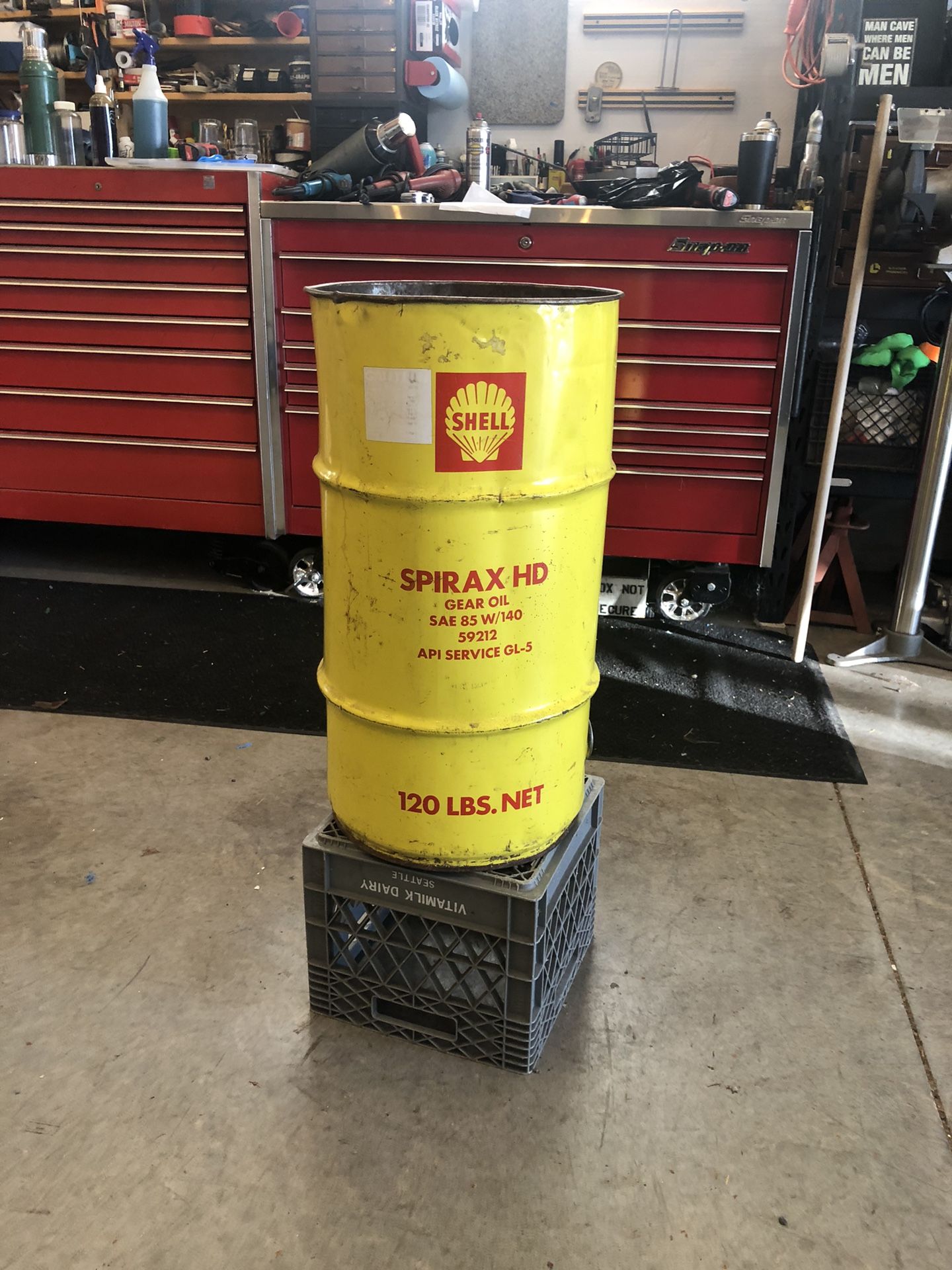 Shell 30 Gallon Oil Drum