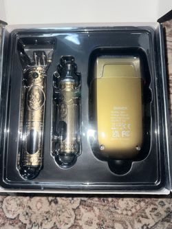 Professional gold hair trimmer